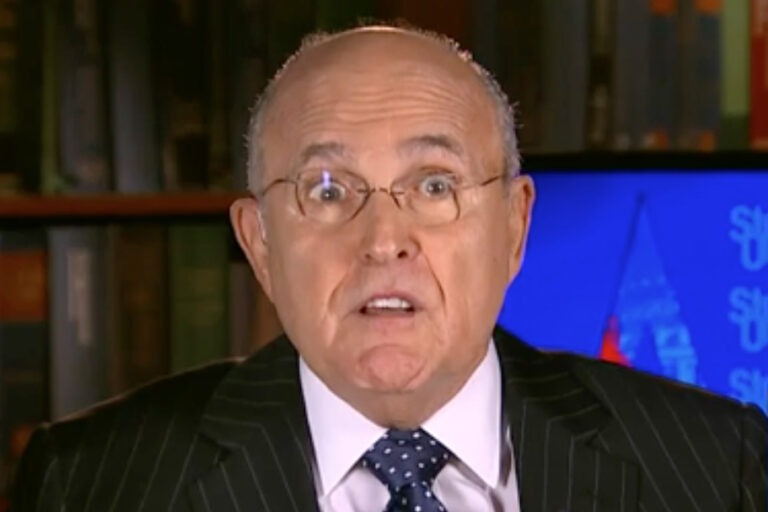 Rudy Giuliani melts down on live television